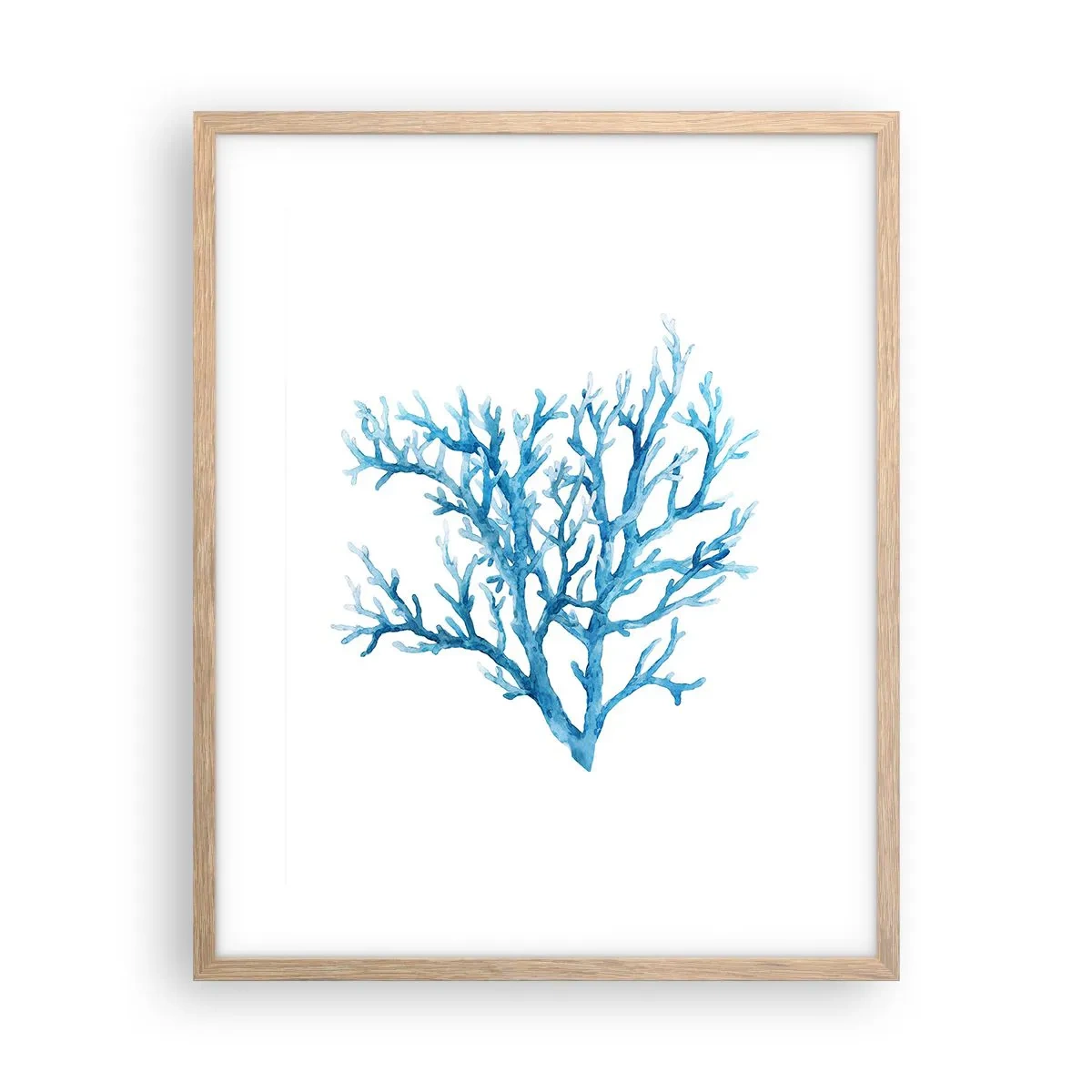 Affisch i ram av ljusek - Marin filigran - 40x50 cm