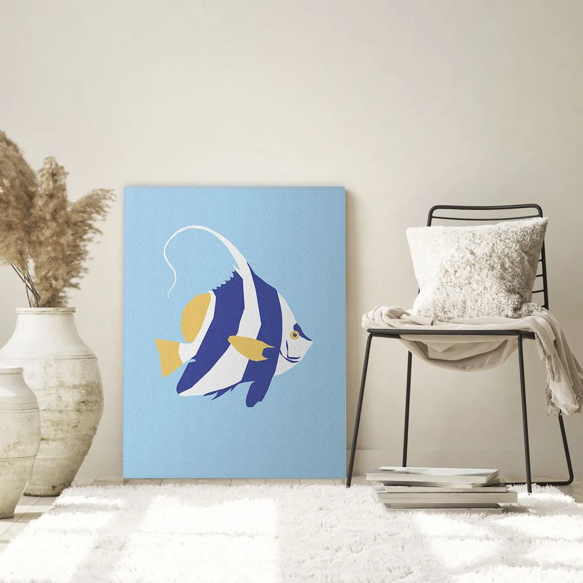 Glastavla - Bild på glas - Miss av tropiska vatten - 50x70 cm