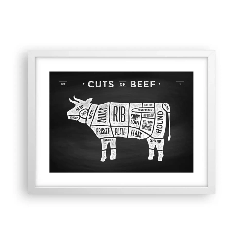 Affisch i vit ram - Styckarens ABC - 40x30 cm