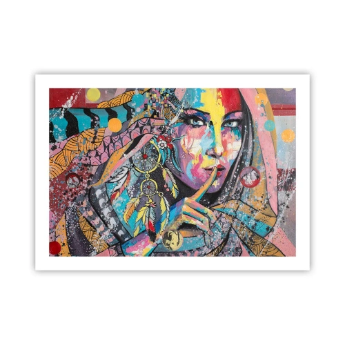 Affisch - Var tyst tills du förstår - 70x50 cm