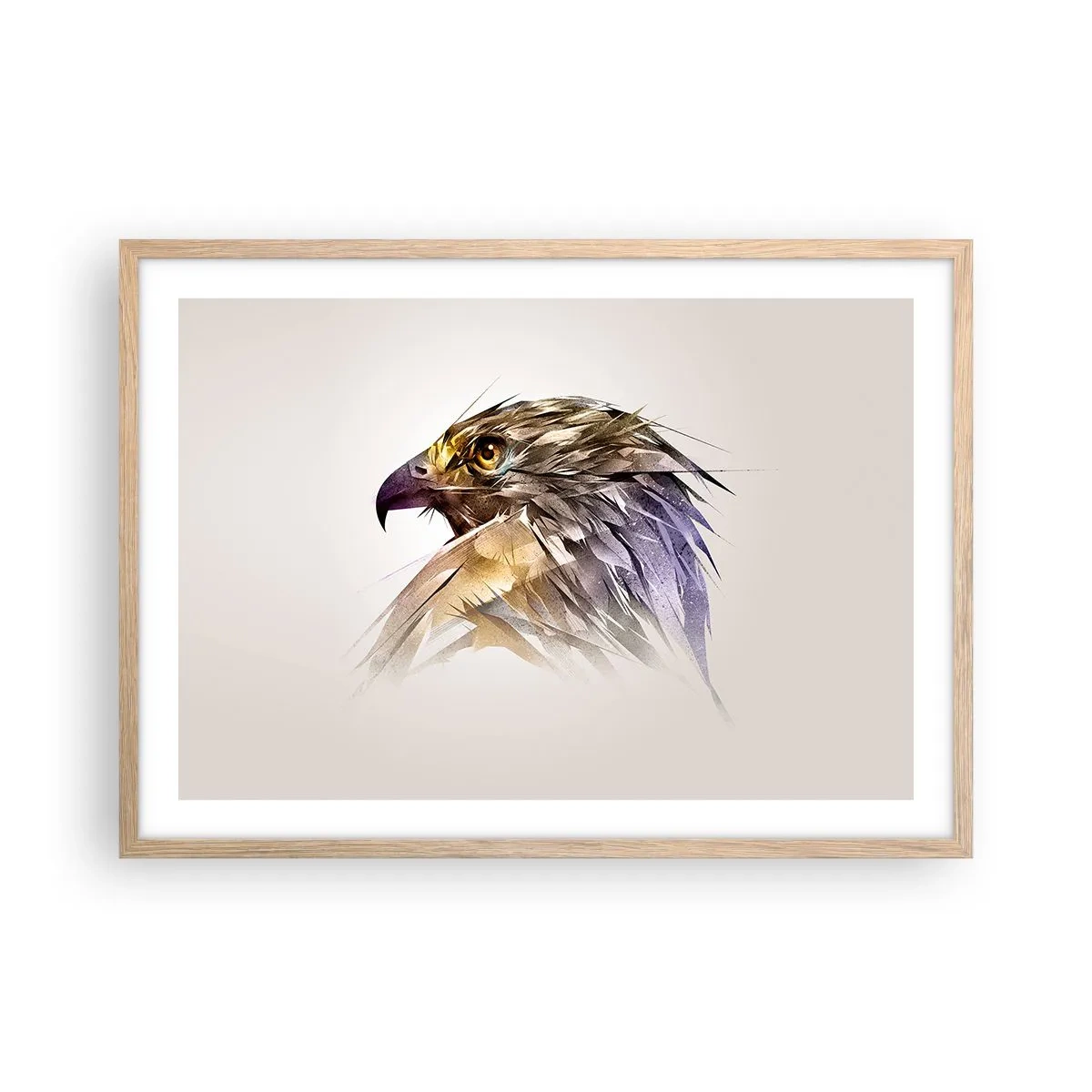 Affisch i ram av ljusek - En kämpes porträtt - 70x50 cm