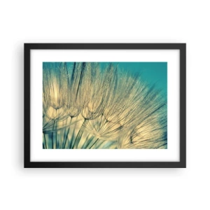 Affisch i svart ram - I väntan på vinden - 40x30 cm