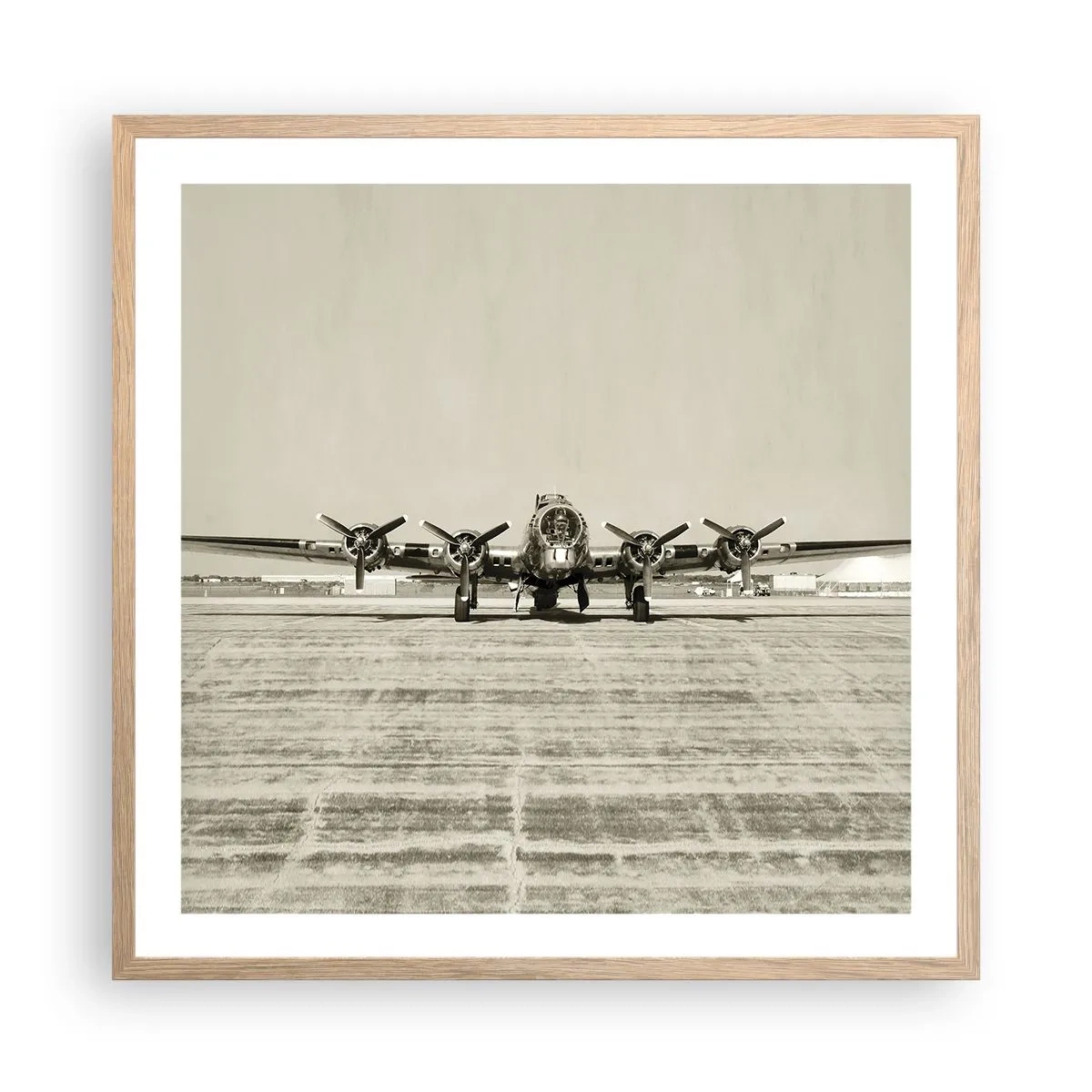 Affisch i ram av ljusek - Redo som vanligt - 60x60 cm