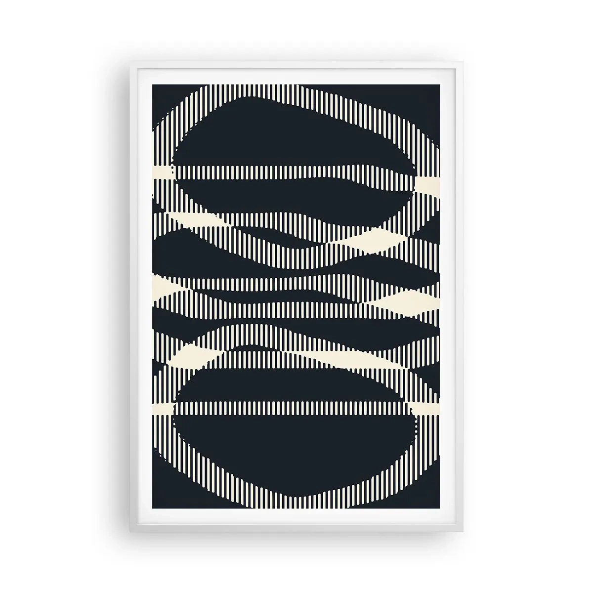 Affisch i vit ram - Försök att bryta mörkret - 70x100 cm