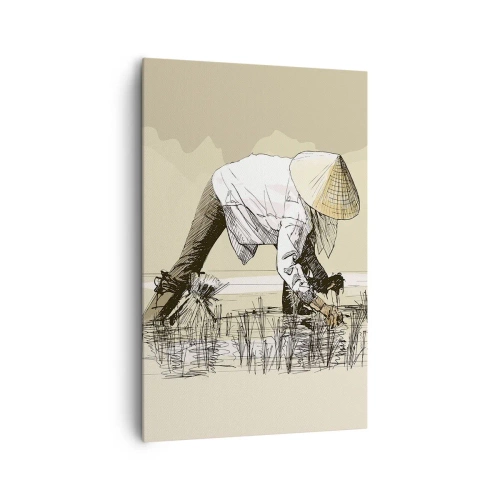 Canvastavla - Bild på duk - Lyckad skörd - 80x120 cm