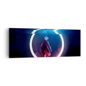 Canvastavla - Bild på duk - Mellan världar - 140x50 cm