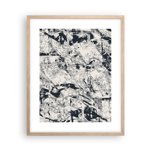 Affisch i ram av ljusek - Motsatsernas interpenetration - 40x50 cm