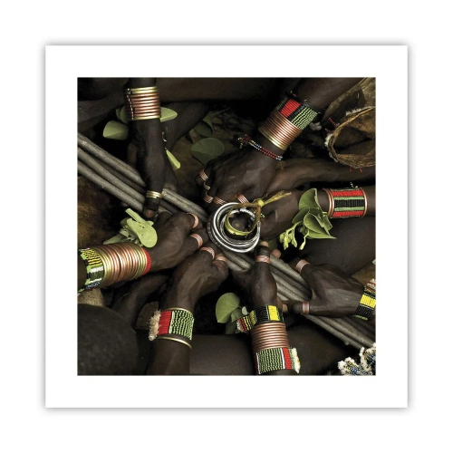 Affisch - Vi är tillsammans - 40x40 cm