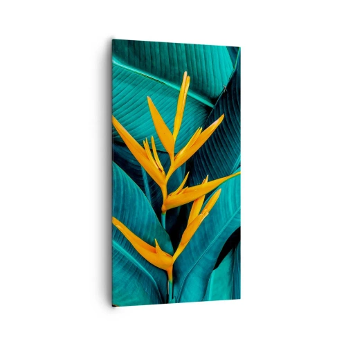 Canvastavla - Bild på duk - Edens blomma - 65x120 cm