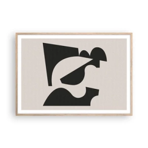 Affisch i ram av ljusek - För självmontering - 100x70 cm