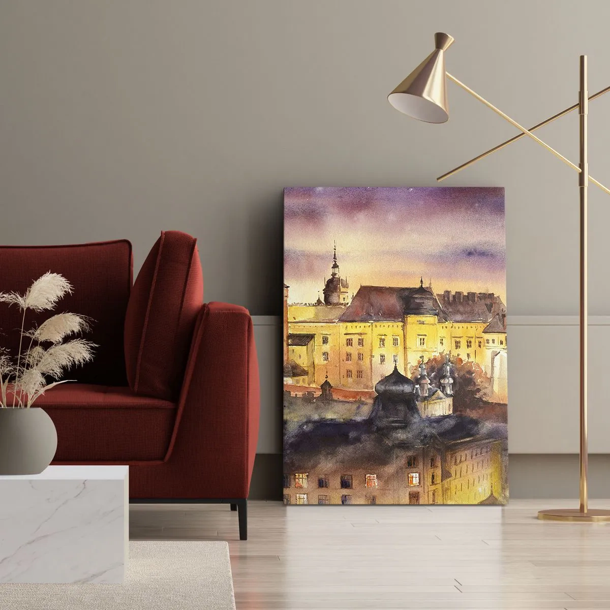 Canvastavla - Bild på duk - En historia och en berättelse - 50x70 cm