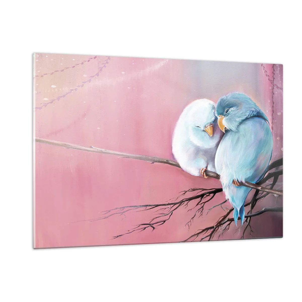 Glastavla - Bild på glas - Lägga till något?… - 120x80 cm