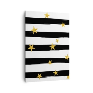 Canvastavla - Bild på duk - Alla är vi födda under lycklig stjärna - 70x100 cm