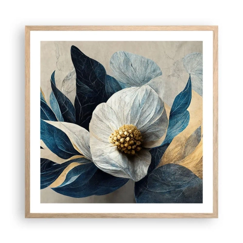 Affisch i ram av ljusek - Har ett hjärta av guld - 60x60 cm