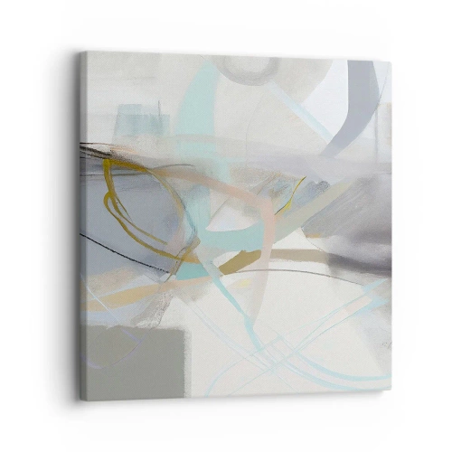 Canvastavla - Bild på duk - Dimmig abstraktion - 30x30 cm