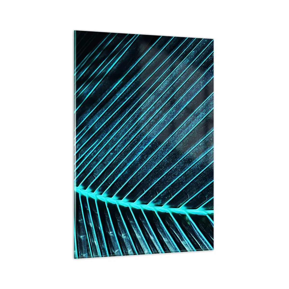 Glastavla - Bild på glas - Grön textur - 80x120 cm