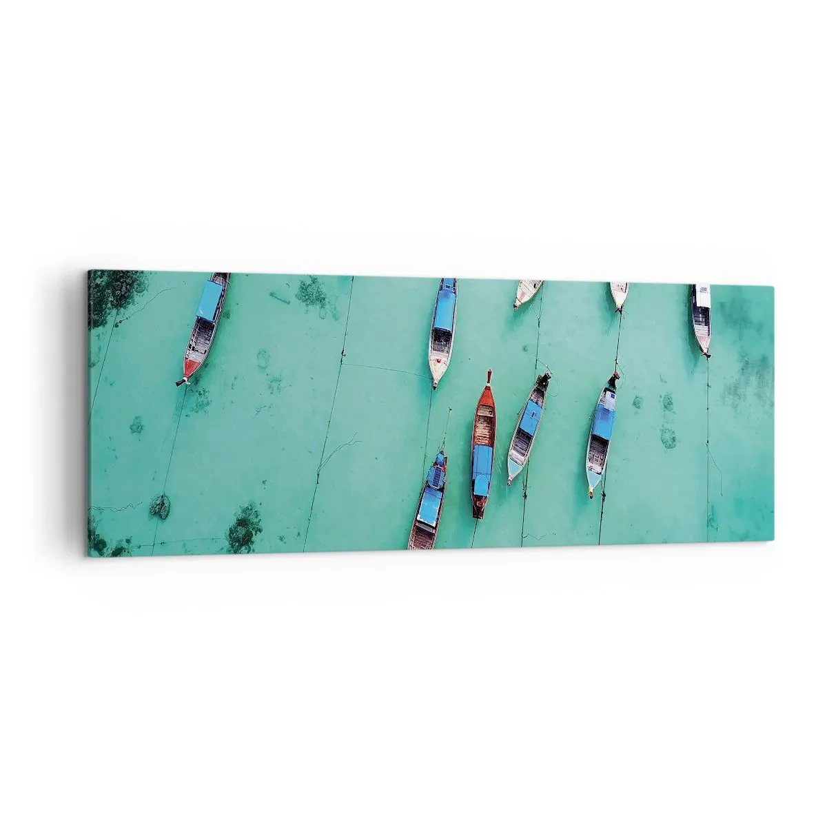 Canvastavla - Bild på duk - Under en glad väntan - 140x50 cm