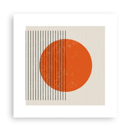 Affisch - Alltid solen - 30x30 cm