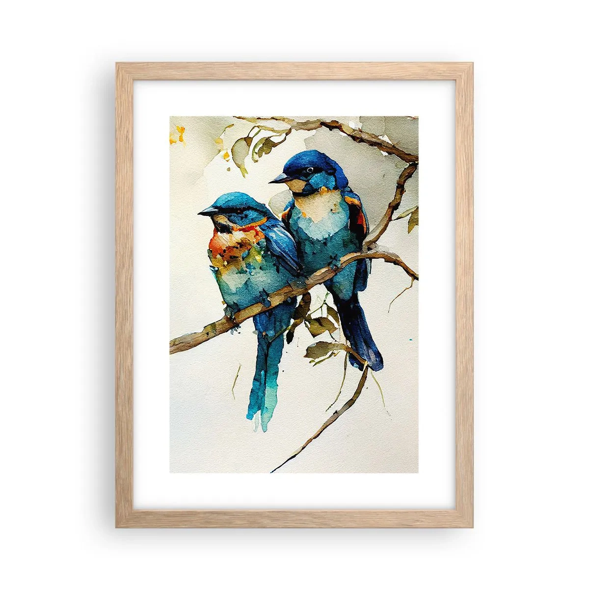 Affisch i ram av ljusek - Sur? - 30x40 cm