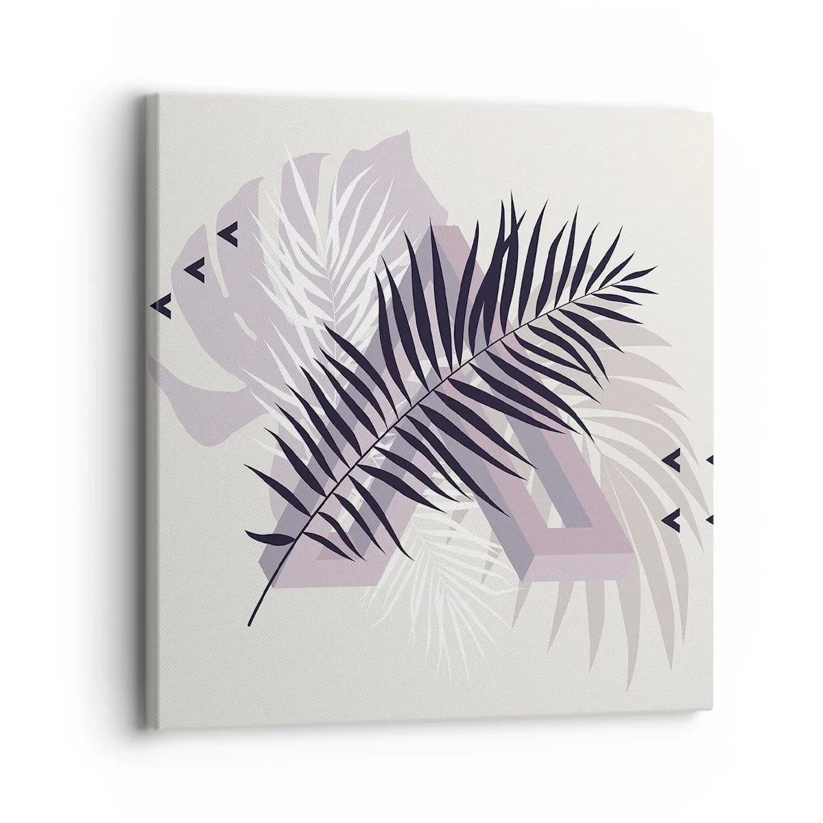 Canvastavla - Bild på duk - Skuggans skugga - 30x30 cm