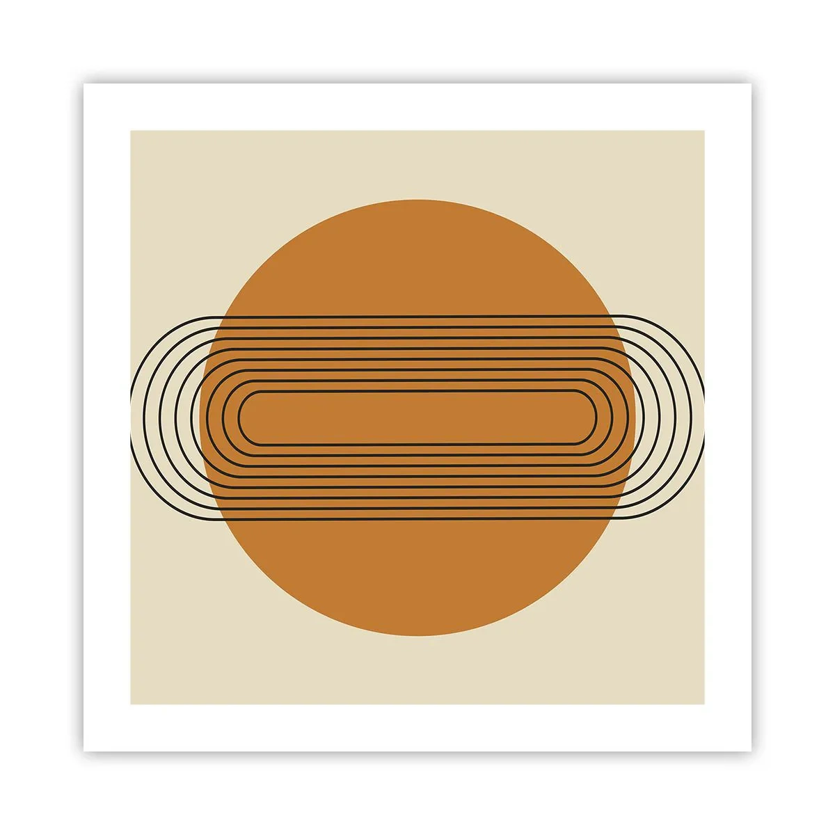 Affisch - Perfekt plan - 50x50 cm