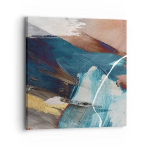 Canvastavla - Bild på duk - Med styrka och energi - 30x30 cm