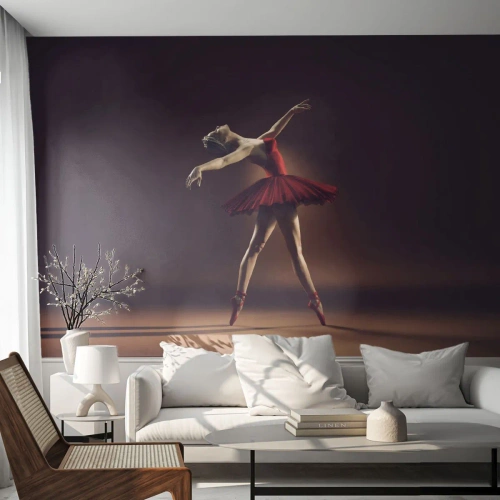 Självhäftande Fototapet Deluxe Sticker - Prima ballerina - Ballerina, Dansa, Balett - 100x70 cm