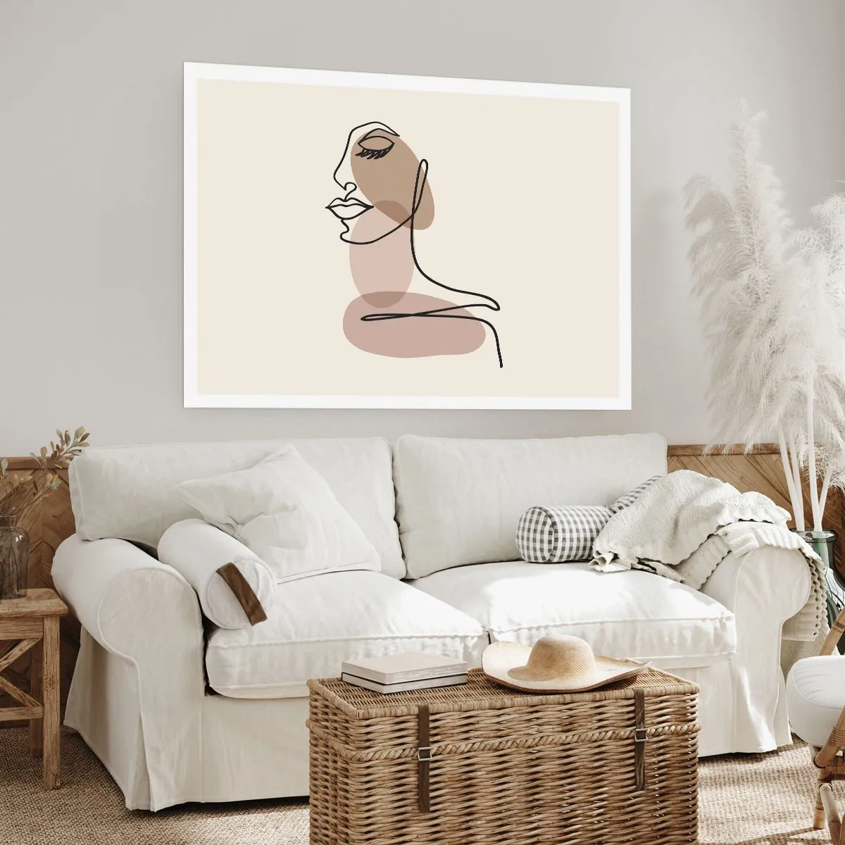 Affisch - Skönhetens säkra linje - 100x70 cm