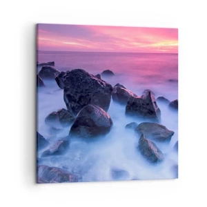 Canvastavla - Bild på duk - Dimma och sken - 50x50 cm