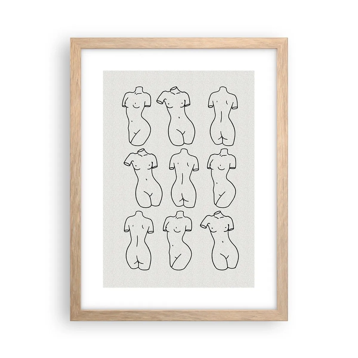 Affisch i ram av ljusek - Endast Venus - 30x40 cm