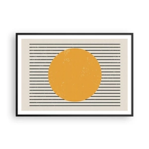 Affisch i svart ram - Enkelhetens kraft - 100x70 cm