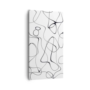 Canvastavla - Bild på duk - Livets stigar, ödets tur - 55x100 cm