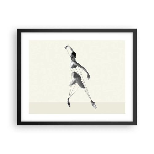 Affisch i svart ram - I världens teater - 50x40 cm