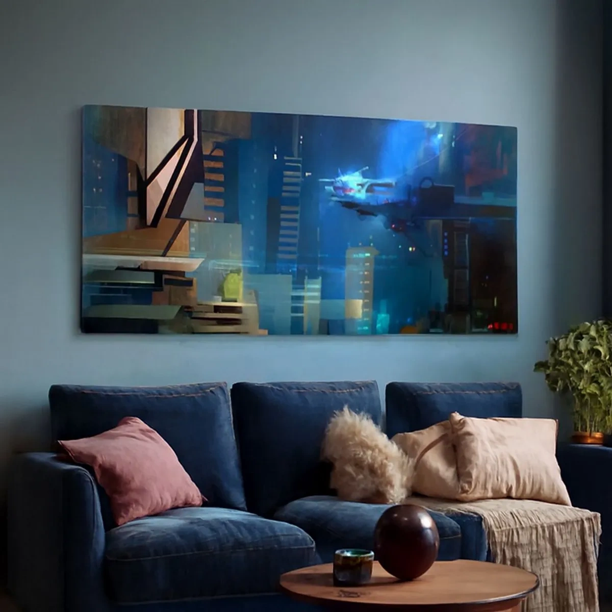 Canvastavla - Bild på duk - Inom snar framtid - 100x40 cm