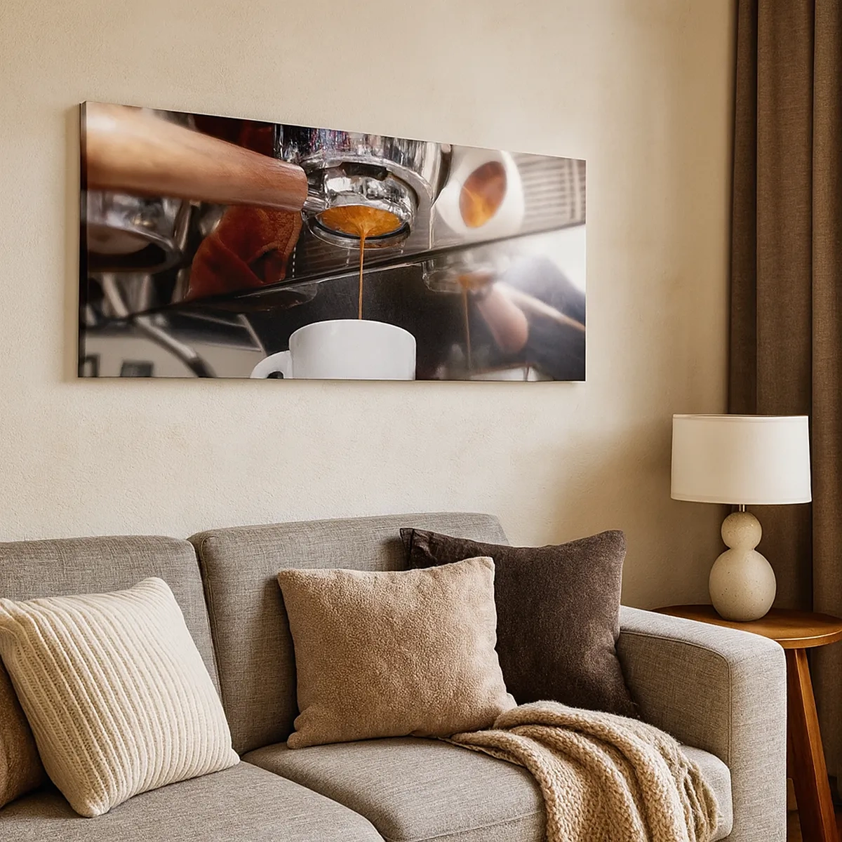 Canvastavla - Bild på duk - En bra stund på dagen - 30x30 cm