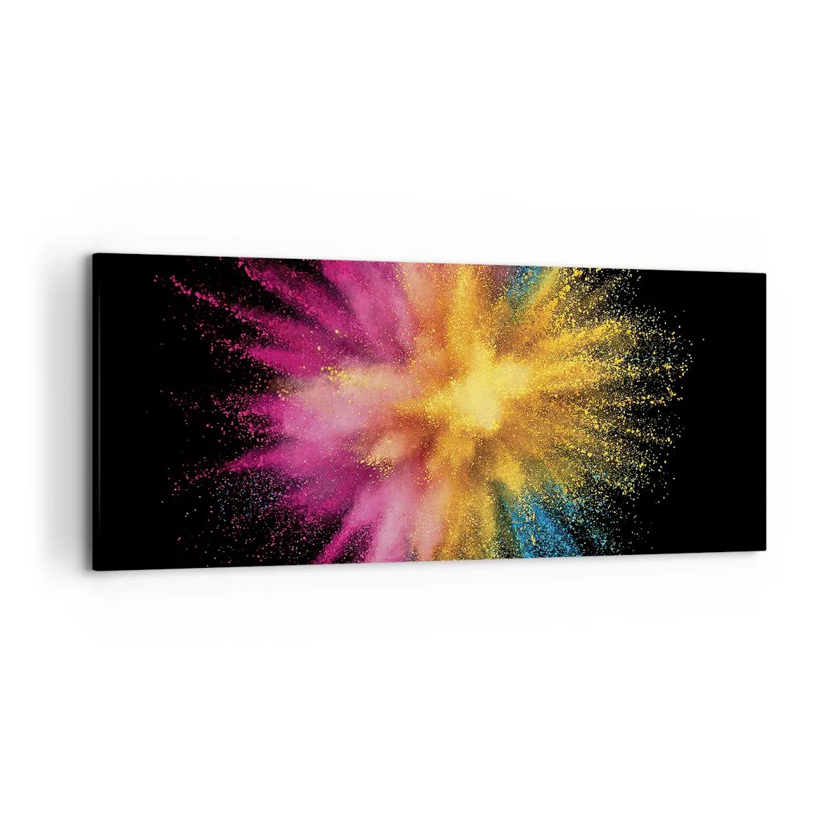 Canvastavla - Bild på duk - Färgerna föds - 120x50 cm