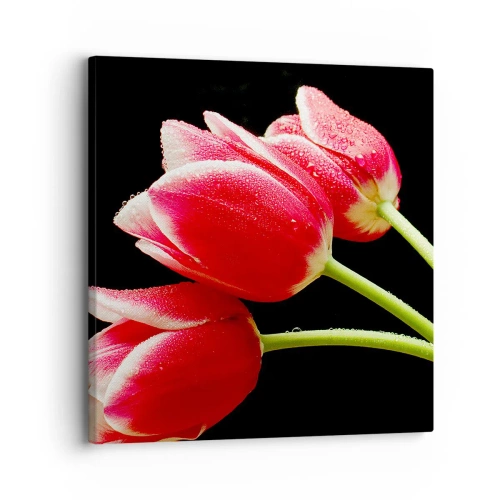 Canvastavla - Bild på duk - Ett löfte om en ren kärlek - 30x30 cm