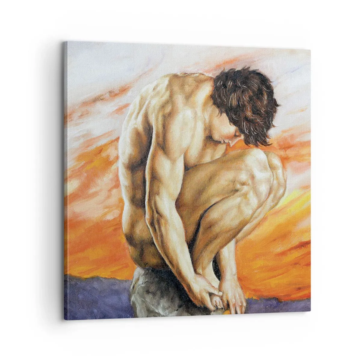 Canvastavla - Bild på duk - Försänkt i sig själv - 60x60 cm