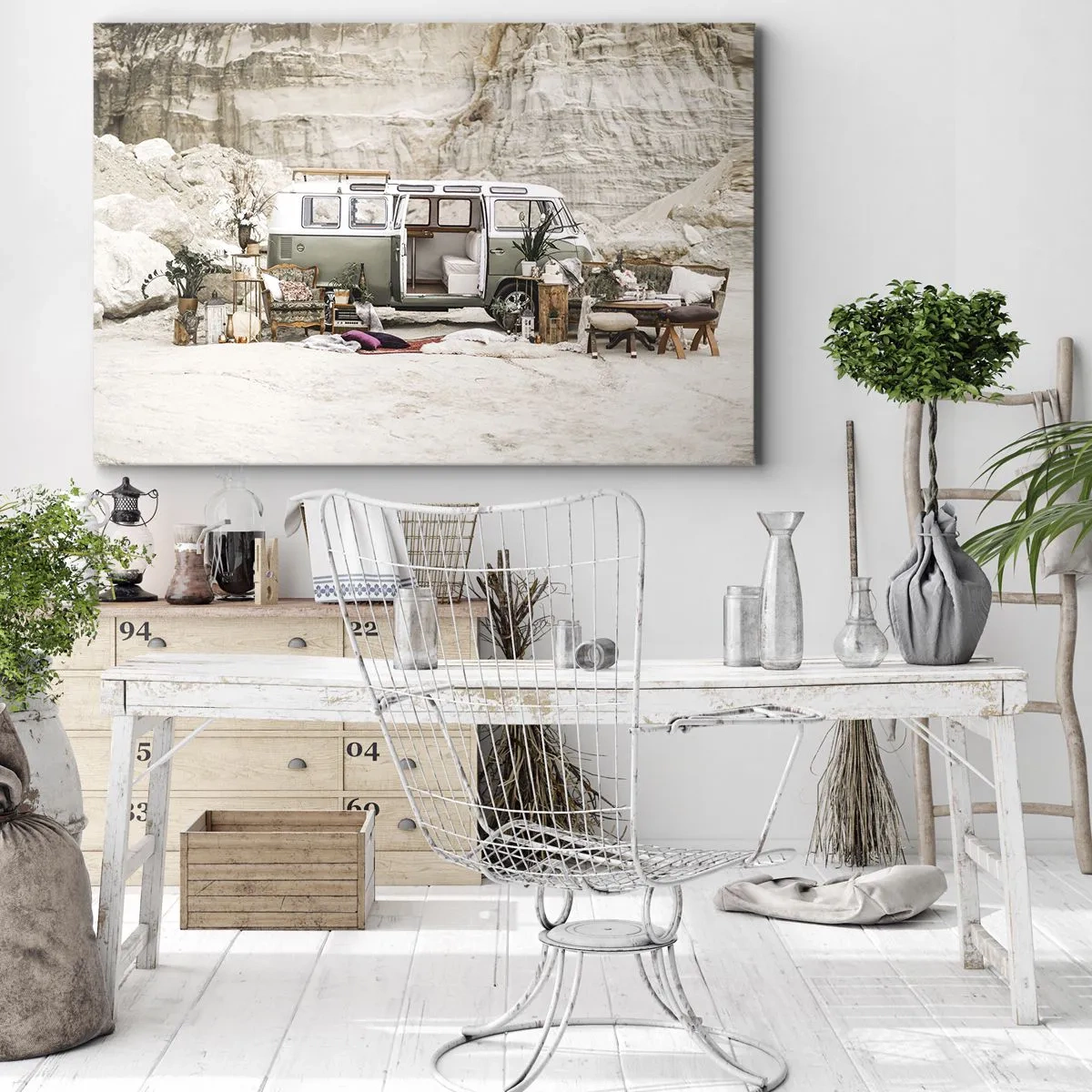 Canvastavla - Bild på duk - Dags att börja resan - 70x50 cm