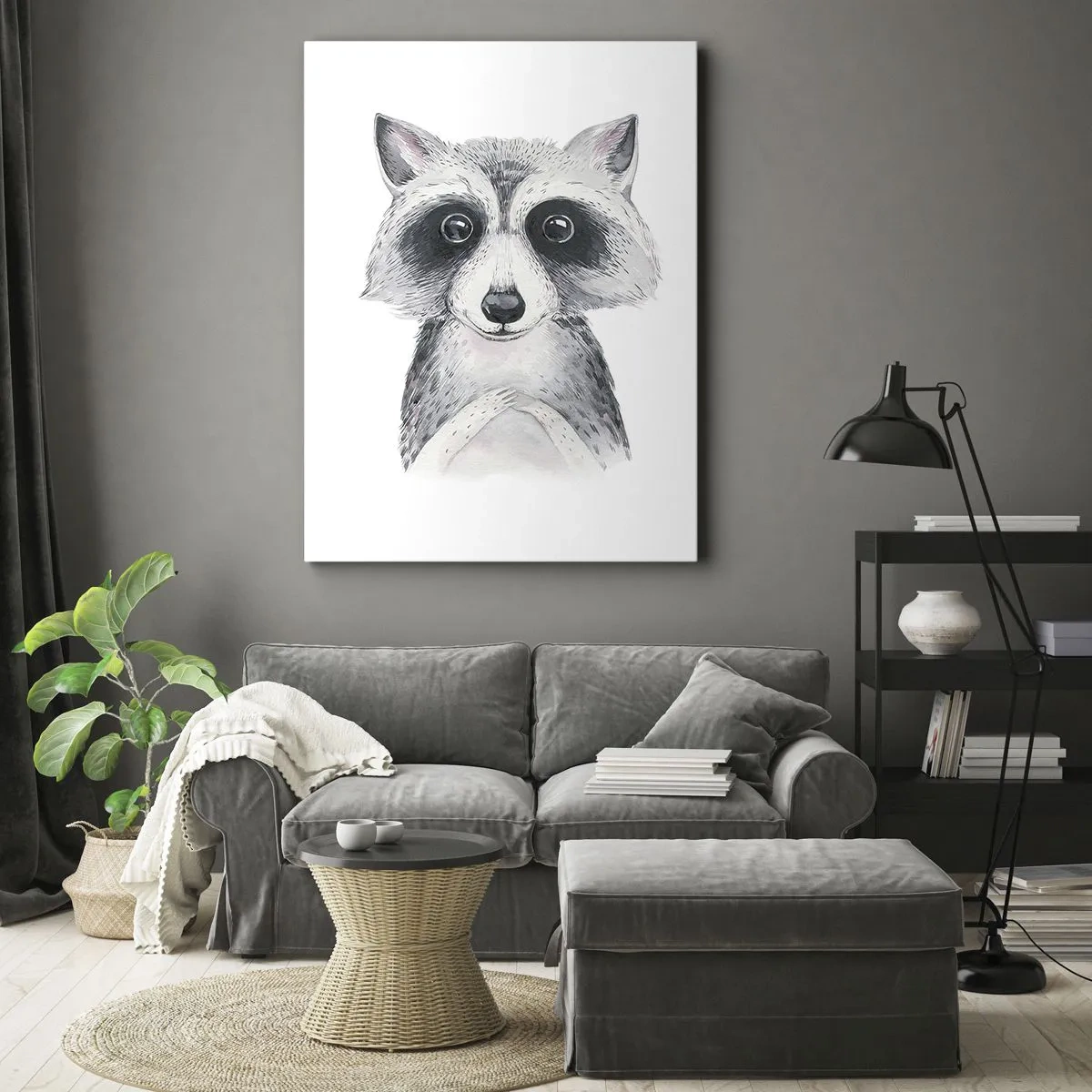 Canvastavla - Bild på duk - En stund för känslor - 50x70 cm