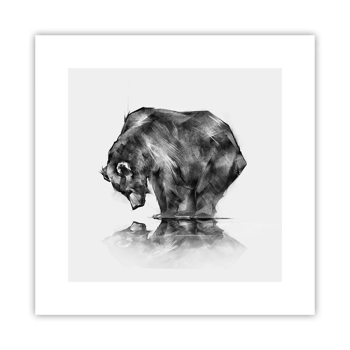 Affisch - Roligt att se någon närstående - 30x30 cm