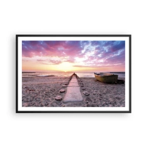 Affisch i svart ram - En stund av djup upplevelse - 91x61 cm