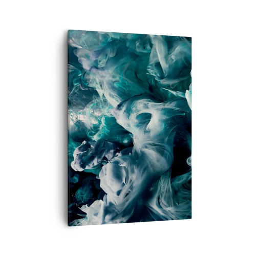 Canvastavla - Bild på duk - Färg i rörelse - 50x70 cm