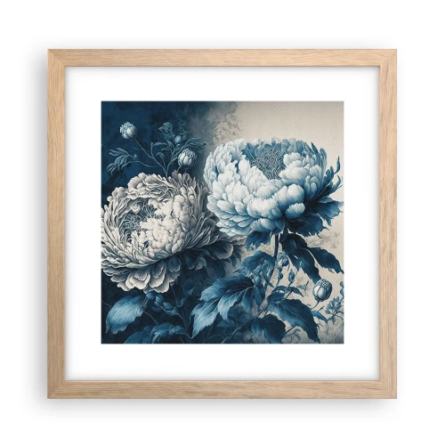 Affisch i ram av ljusek - Ett väl matchat par - 30x30 cm