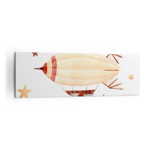 Canvastavla - Bild på duk - Luftskepp - 160x50 cm