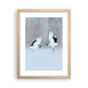 Affisch i ram av ljusek - Dansen i dimman - 30x40 cm