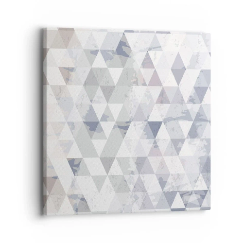 Canvastavla - Bild på duk - Trianglar - 30x30 cm