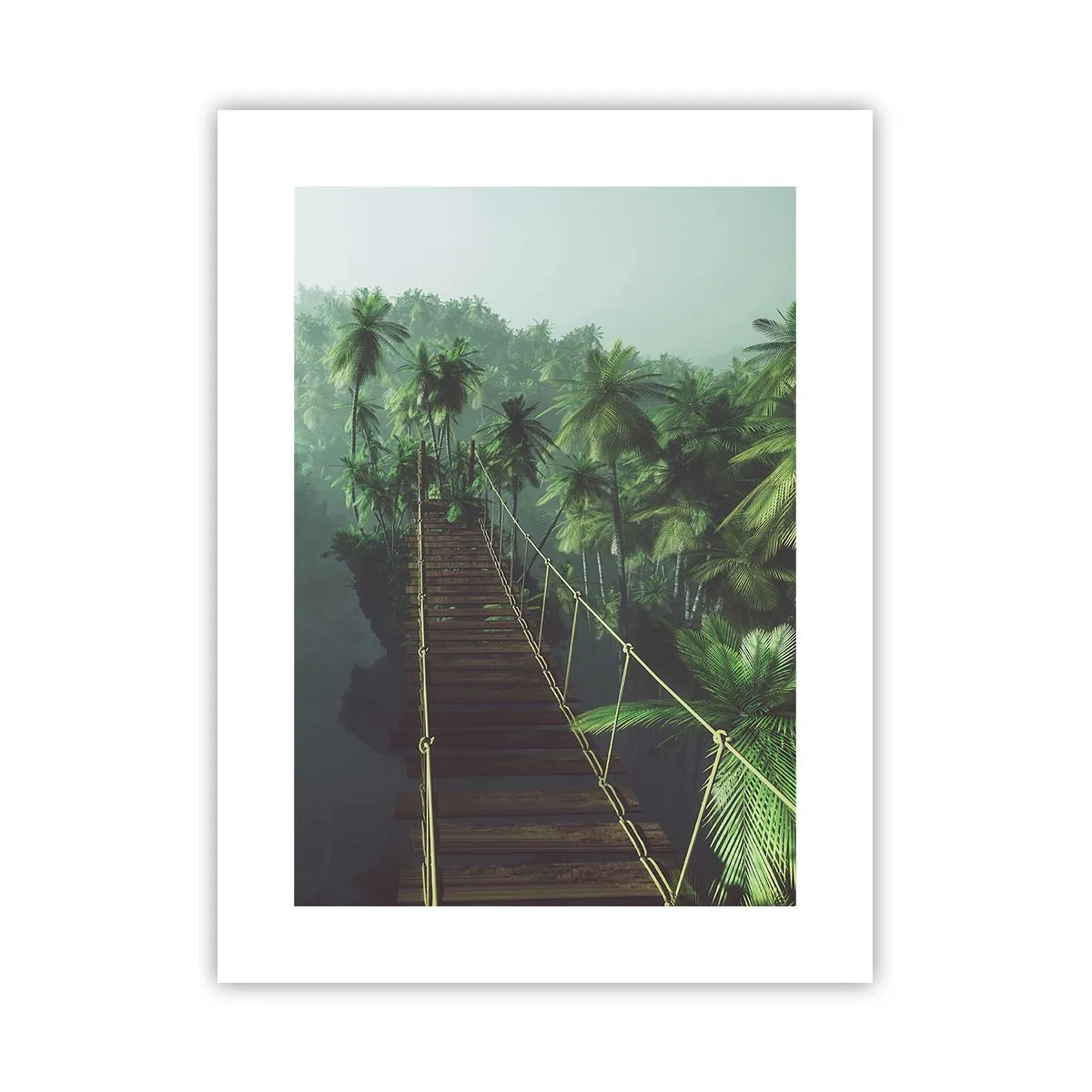 Affisch - Över grönskans kaos - 30x40 cm