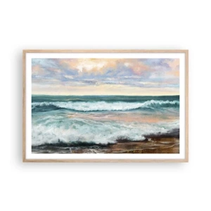 Affisch i ram av ljusek - Här kan du släta ut din själ - 91x61 cm