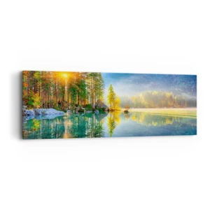 Canvastavla - Bild på duk - Majestät och sötma - 90x30 cm
